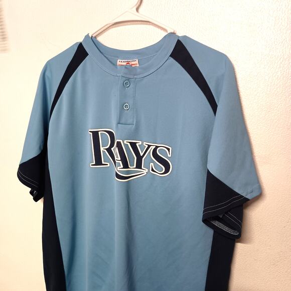 Tampa Bay Rays MLB Baseball Jersey #12 TEAMWORK ATHLETIC APPAREL SZ L blue - Picture 2 of 4